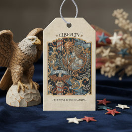 USA 250 Liberty Art Nouveau Mönster Ram ID1302 Presentetikett