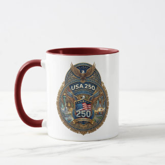 USA 250 Mug - 250th Anniversary Commemorative Gift Mugg
