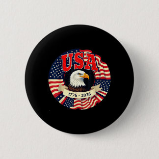 USA 250 Patriotisk firande av årsdagen Knapp