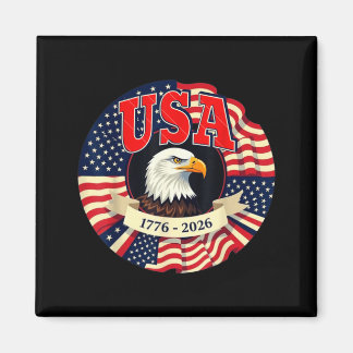 USA 250 Patriotisk firande av årsdagen Magnet