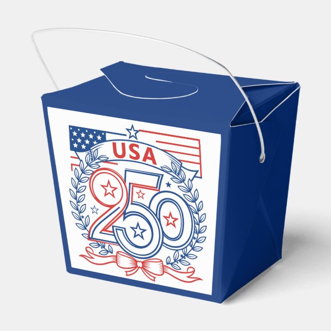 USA 250 Patriotisk Jubileumsemblemdesign Presentaskar (Baksidan Sidan)