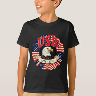 USA 250 Patriotisk Jubileumsfirande T Shirt