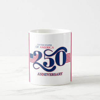USA 250 Patriotisk Jubileumsmugg  Kaffemugg