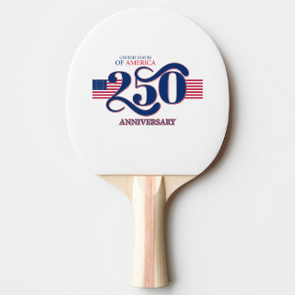 USA 250 Patriotisk Pingisracket  