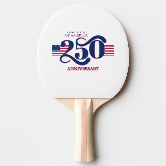 USA 250 Patriotisk Pingisracket   ("Play with American pride -USA 250" )