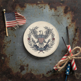 USA 250 Patriotiska Örnarvet Motiv Crm ID1299 Magnet