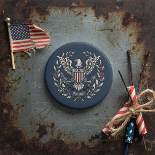 USA 250 Patriotiska Örnarvet Motiv Marin ID1299 Magnet