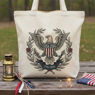 USA 250 Patriotiska Örns Arvsmotiv Crm ID1299 Tygkasse