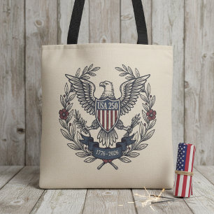 USA 250 Patriotiska Örns Arvsmotiv Crm ID1299 Tygkasse