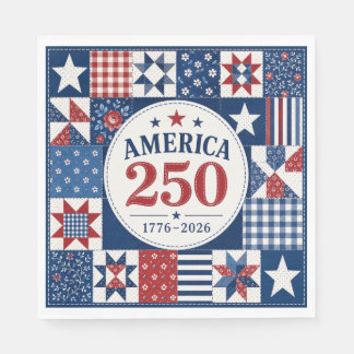 USA 250 Quiltad serviett Pappersservett