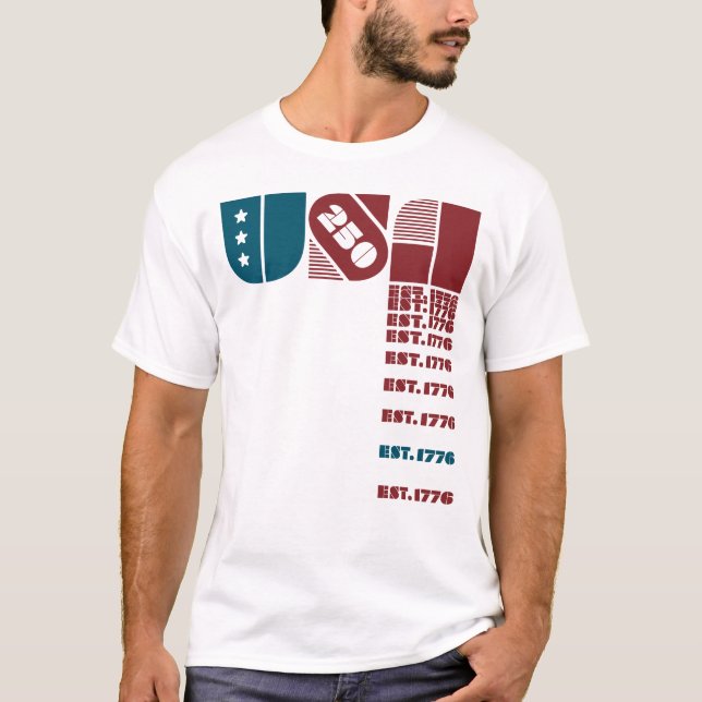 USA ★ 250 T SHIRT (Framsida)
