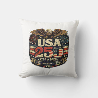 USA 250 Vitkalv Frihet 1776-2026 Kudd Kudde