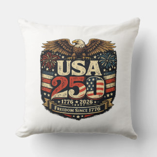 USA 250 Vitklöver Frihet 1776-2026 Kudd Kudde