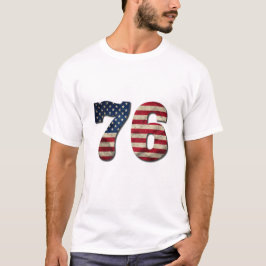 USA 250 Years Anniversary 76 Patriotic Design T Shirt