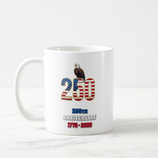 USA 250th Anniversary 1776-2026 Semiquincentennial Kaffemugg