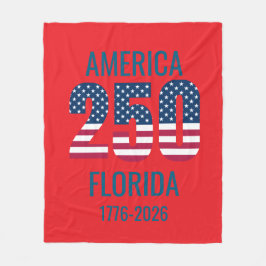 USA 250th Anniversary Florida  Fleecefilt