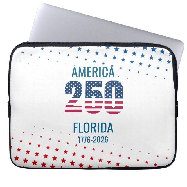 USA 250th Anniversary Florida  Laptop Fodral (Framsidan)