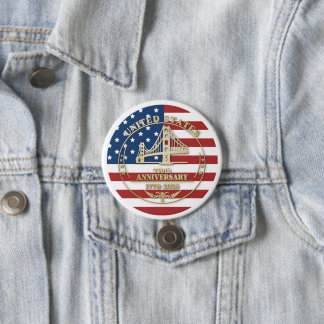 USA 250th Anniversary Golden Gate Patriotic Flag  Knapp