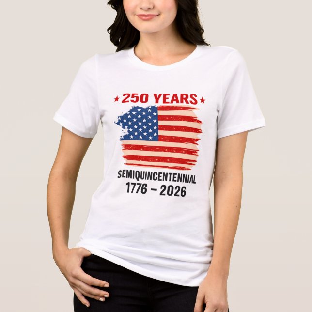 USA 250th Anniversary Patriotic T-Shirt America’s  (Framsida)