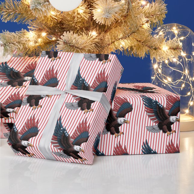 USA 250th Anniversary  Presentpapper (Helgdagar)