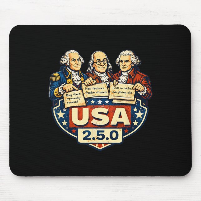 Usa 2.5.0 Patch Notes Grundande Fäder Roligt  Musmatta (Framsidan)