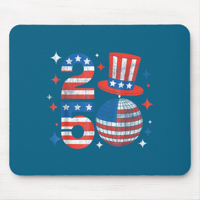 Usa 4:e juli firande 2026 design musmatta (Framsidan)