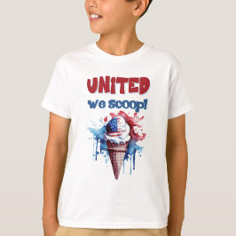 USA 4:e juli Patriotic Ice Cream Bliss T Shirt