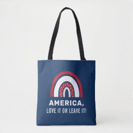 USA 4:e juli-Snyggten Patriotic American Rainbow Tygkasse