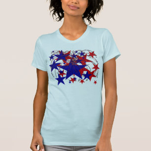 USA 4:e juli Stars Shirt - Anpassad T-shirt