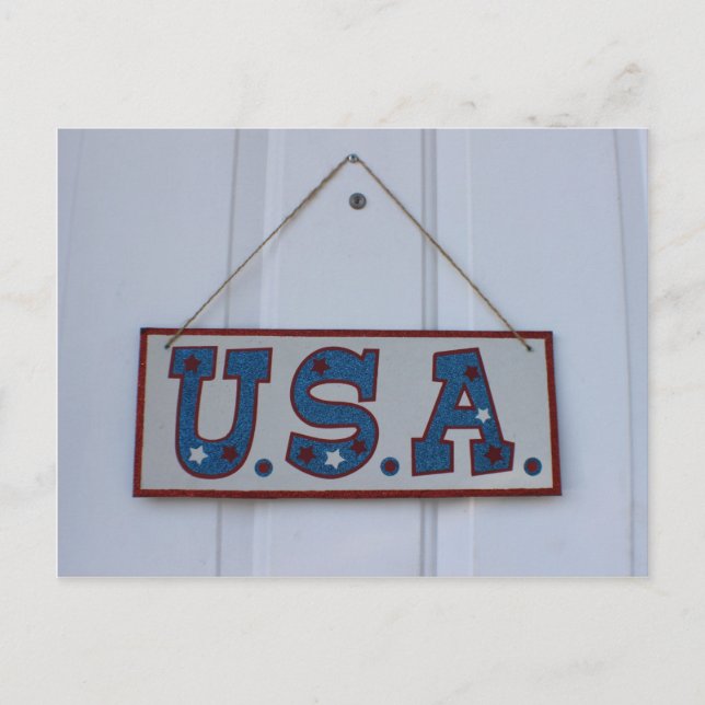 USA 4:e juli-tillägget Vykort (Framsida)
