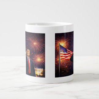 USA 4 juli 250 år Trump excellens Jumbo Mugg