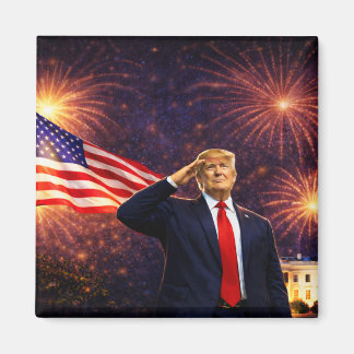 USA 4 juli 250 år Trump excellens Magnet
