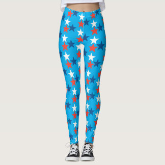USA/ 4 juli Amerikanska Leggings