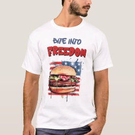 USA 4 juli Burgers Grill, Chill & Celebrate T Shirt