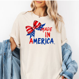 USA 4 juli-tröja, patriotisk present till henne  T Shirt