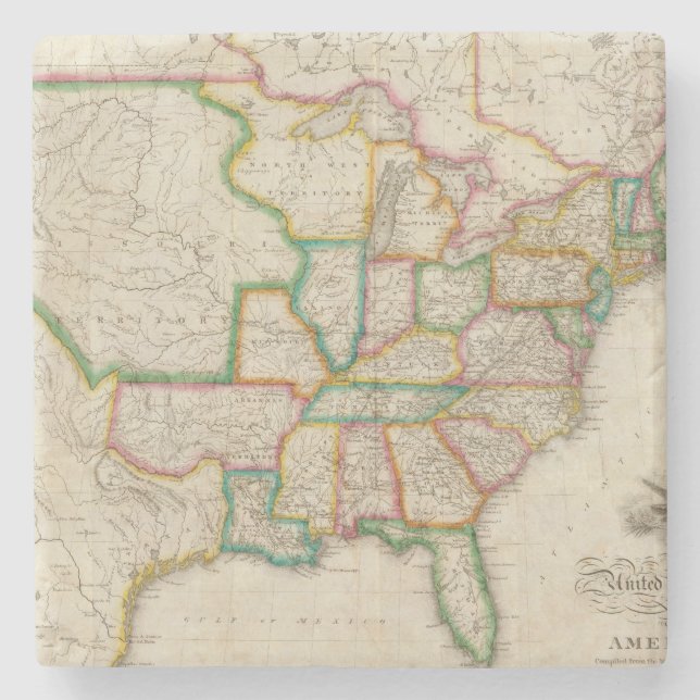 USA 4 STENUNDERLÄGG (Framsidan)