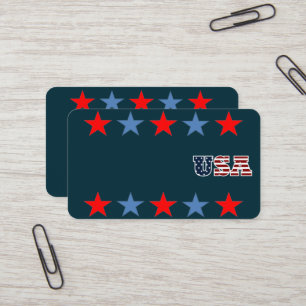 USA-Affärskort Visitkort