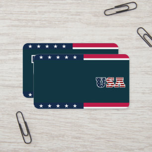 USA-Affärskort Visitkort