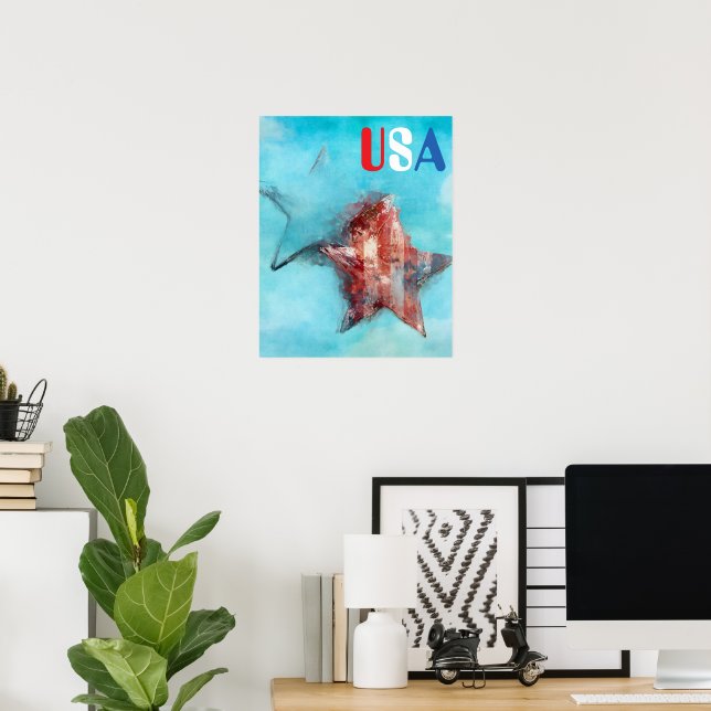 USA-affisch Poster (Hemmakontoret)