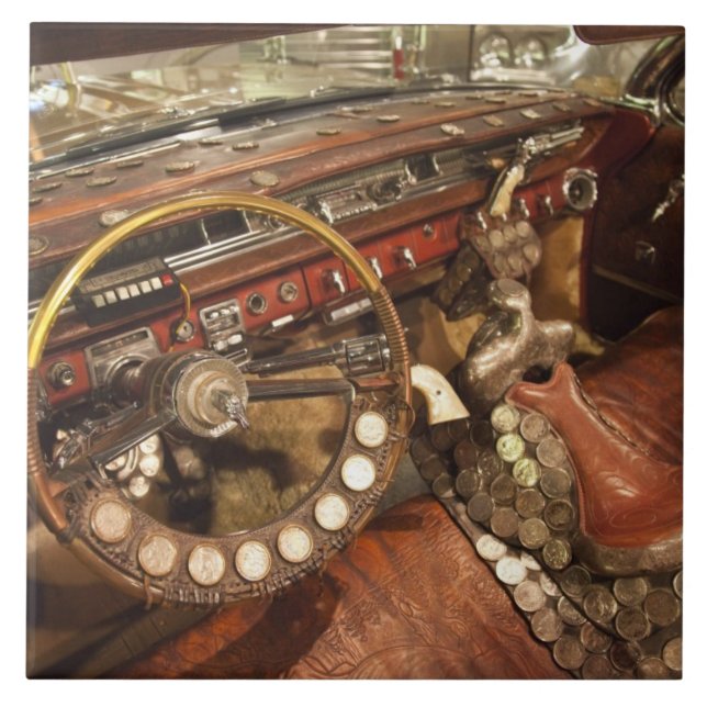 USA, Alabama, Tuscumbia. Alabama Music Hall of 2 Kakelplatta (Framsidan)