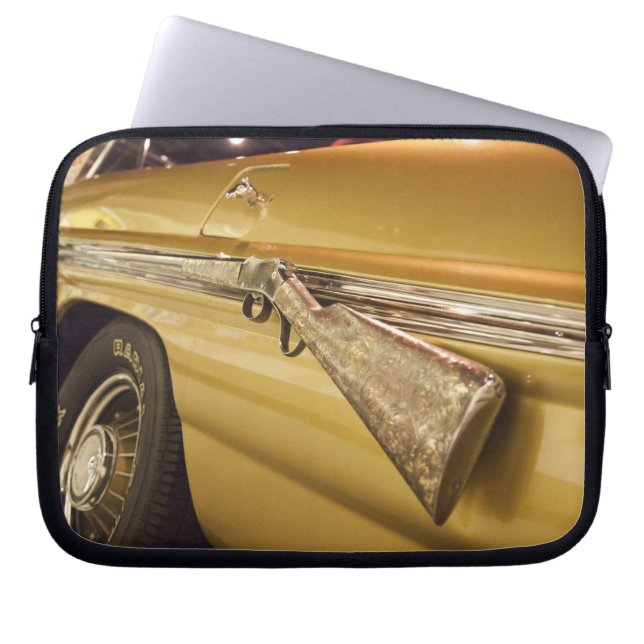 USA, Alabama, Tuscumbia. Alabama Music Hall of Laptop Fodral (Framsidan)