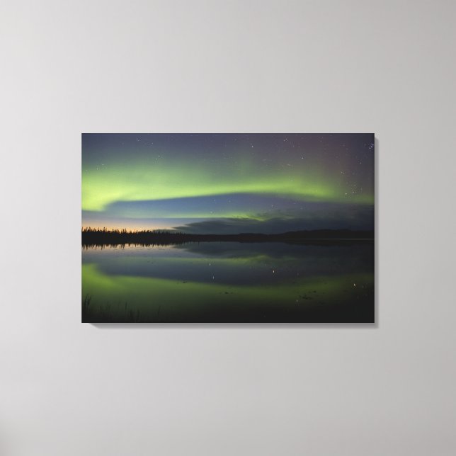 USA, Alaska, Arktiska cirkeln, Bettles. Den Canvastryck (Framsida)