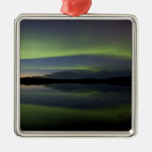 USA, Alaska, Arktiska cirkeln, Bettles. Den Julgransprydnad Metall