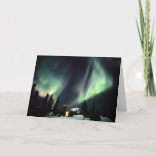 USA, Alaska, Chena Hett Vår.Aurora Kort