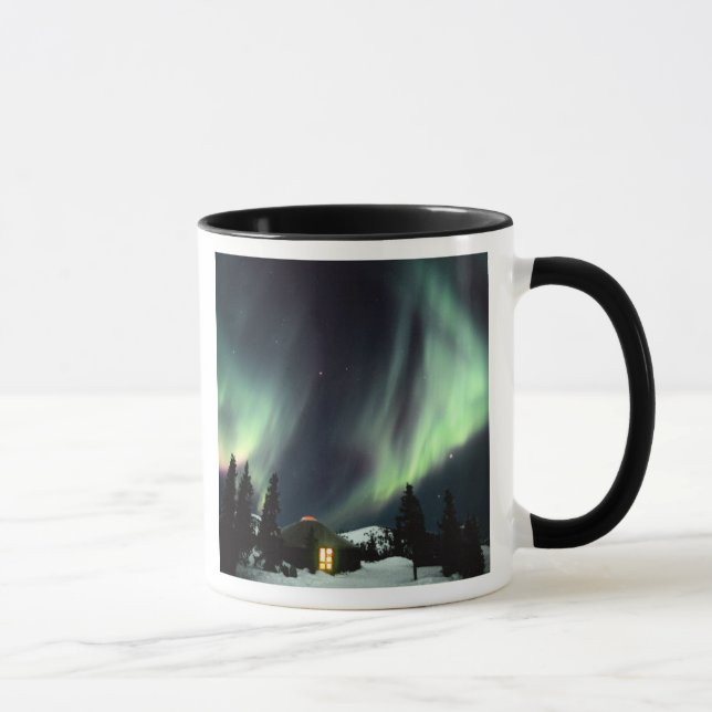 USA, Alaska, Chena Hett Vår.Aurora Mugg (Höger)