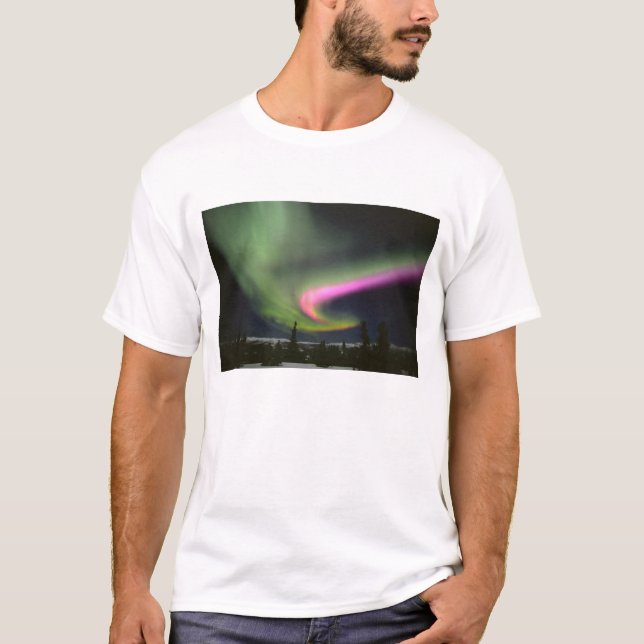 USA, Alaska, Chena Hot Springs. Aurora 2 T-shirt (Framsida)