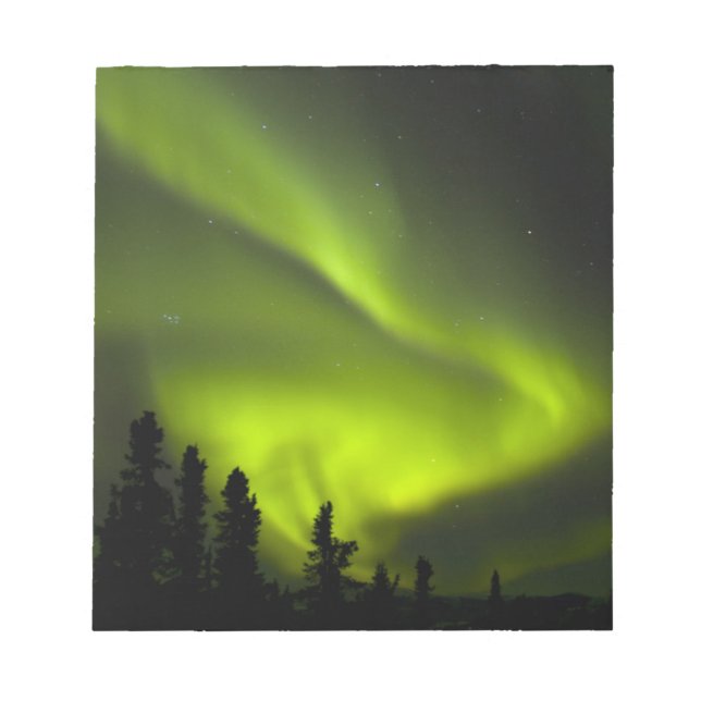 USA, Alaska, Chena Hot Springs. Aurora Borealis 2 Anteckningsblock (Framsida)