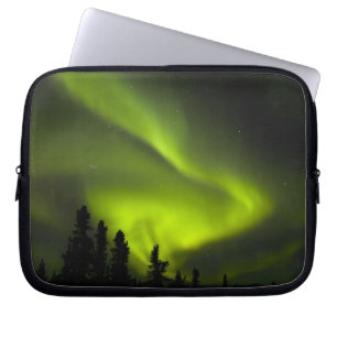 USA, Alaska, Chena Hot Springs. Aurora Borealis 2 Laptop Fodral