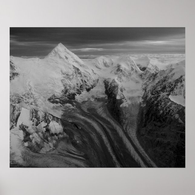 USA, Alaska, Denali National Park, Aerial view 3 Poster (Framsidan)