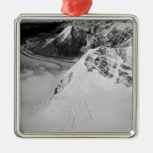 USA, Alaska, Denali National Park, Flygbild Julgransprydnad Metall